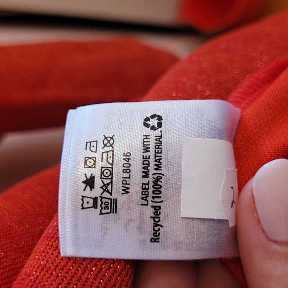 Alfani Plus Size Red Sparkling top - Picture 4 of 6